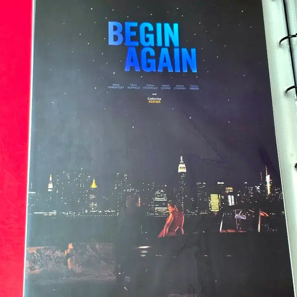 [BUNJANG] Begin Again CGV Digging Time Special Edition Silver Foil Poster (A3) / [초희귀한정판]영화 비긴어게인 CGV 디깅타임 특전 은박 후가공 포스터(A3)