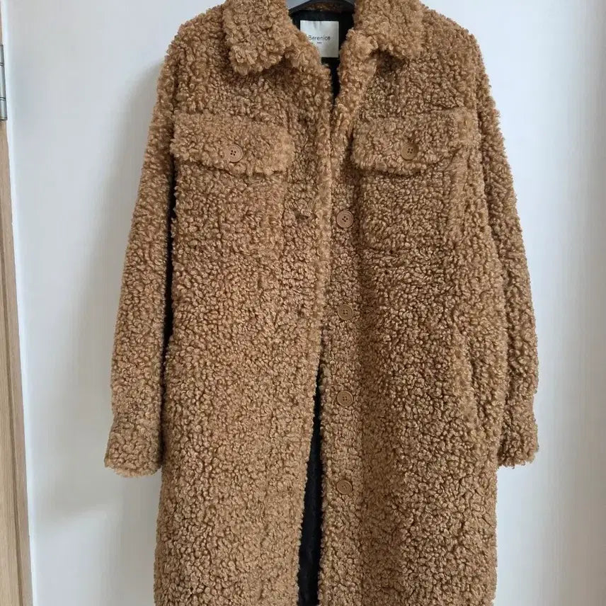 [BUNJANG] VERENICE Teddy Bear Coat Brown / 베네리스 테디베어 코트 브라운