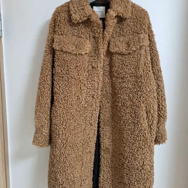 [BUNJANG] VERENICE Teddy Bear Coat Brown / 베네리스 테디베어 코트 브라운