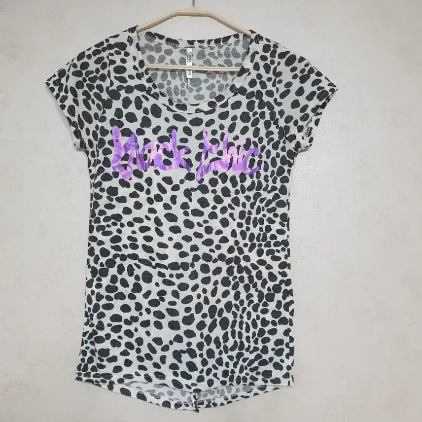 [BUNJANG] OSKA Leopard Print T-Shirt Size S / OSKA 국산 호피 티셔츠 55 S