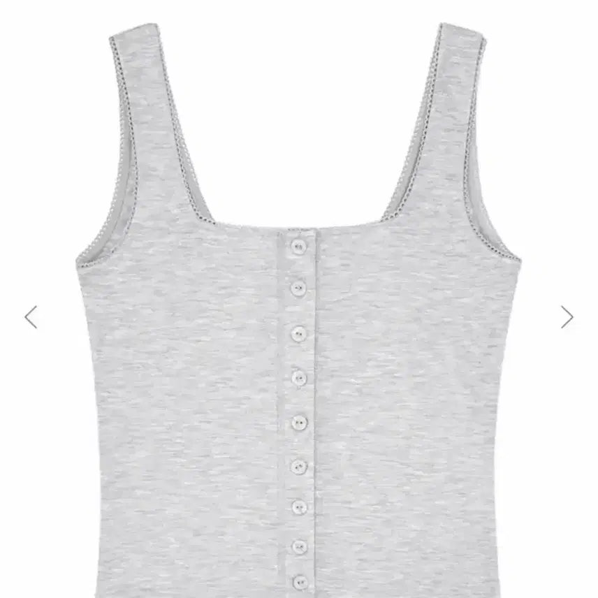 [BUNJANG] Glony Pure Modal Tank Top - White Melange / 글로니 퓨어모달탱크탑 나시 화이트맬란지