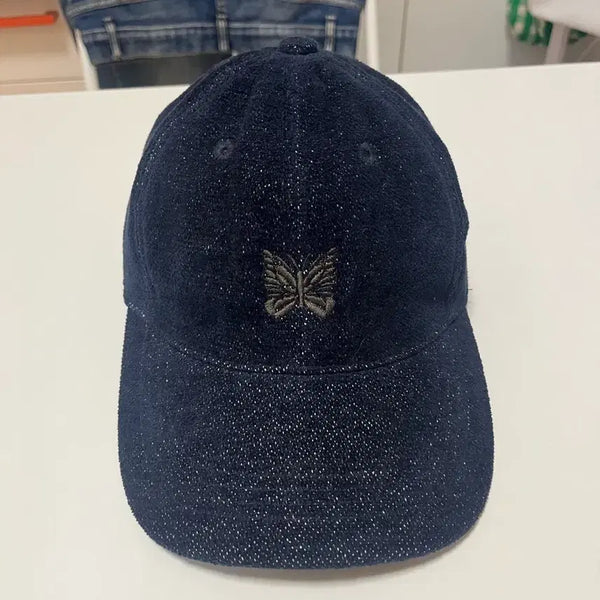 [BUNJANG] Needles Cotton Baseball Cap Indigo / 니들스 코튼 베이스볼 볼캡 needles