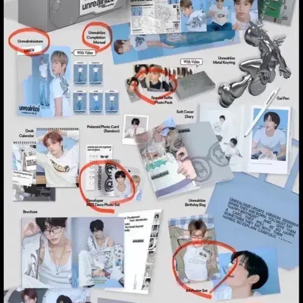[BUNJANG] RIIZE Anton 2026 Season's Greetings Split Set / 라이즈 앤톤 2026 시그 시즌그리팅 언리얼라이즈 분철 양도