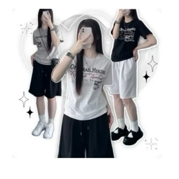 [BUNJANG] White Short-Sleeve T-Shirt / 에이블리 반팔티