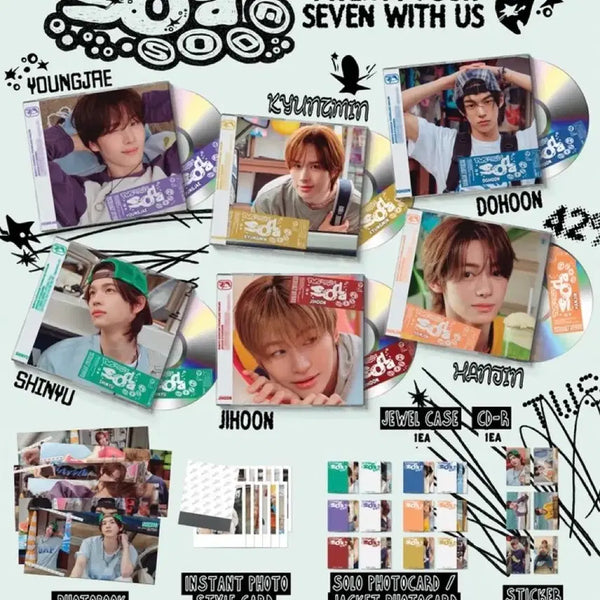 [BUNJANG] TWS SODA SODA Photocard Bundle Set (Sealed) / 투어스 소다소다 SODA SODA 개인 미개봉 일괄 양도