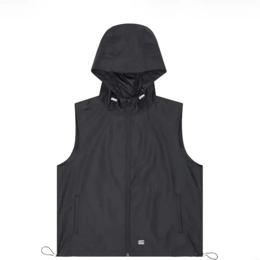 [BUNJANG] Safarispot Authentic Light Vest Windbreaker - Black / 사파리스팟 어센틱 라이트 베스트 윈드브레이커 - 블랙