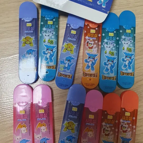 [BUNJANG] Power Rangers Digimon HB Pencil Lead Refills (12 Count) / 파워디지몬 샤프심 HB 12개입