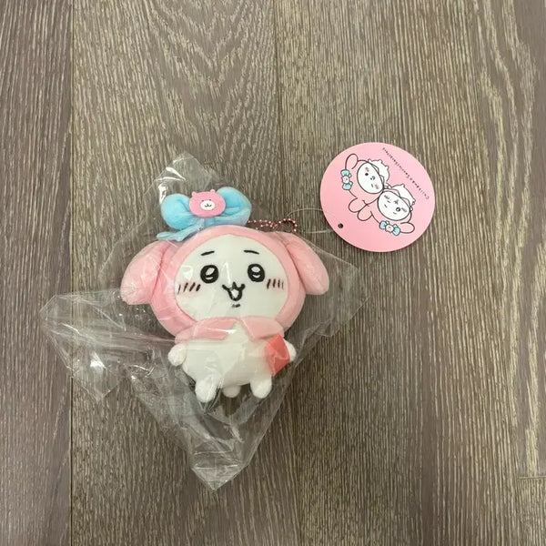 [BUNJANG] Chiikawa x Sanrio My Melody Mascot Keychain / 치이카와 산리오 치이카와 마이멜로디 마스코트 키링