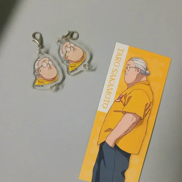 [BUNJANG] Sakamoto Days Taro Sakamoto "Store Manager" Keychain & Bookmark Set / 사카모토데이즈 타로 사카모토 점장님 키링 책갈피 세트 일괄