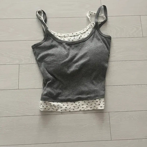 [BUNJANG] Layered Camisole / 레이어드 나시