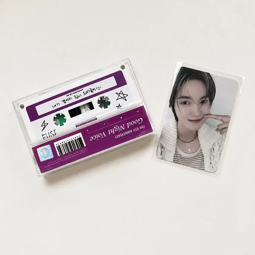 [BUNJANG] ONF Seungjun Good Night Voice Cassette Tape Photocard Set / 온앤오프 승준 굿나잇 보이스 카세트테이프