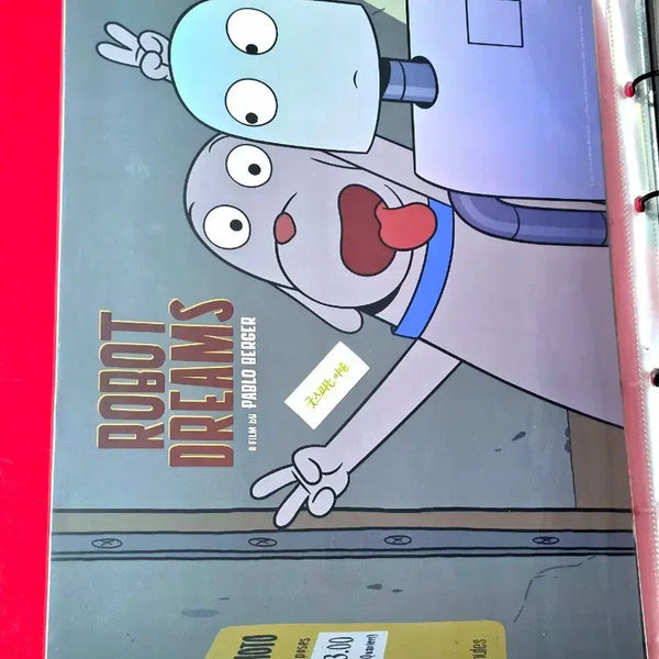 [BUNJANG] Robot Dreams Artgraphy A3 Poster Bundle Set / [No.14아트그라피-초희귀한정판]영화 로봇드림 아트그라피 2종 메가박스 포스터(A3)