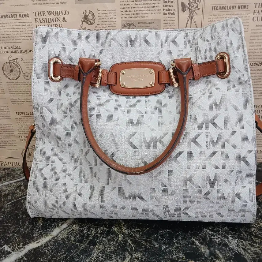 [BUNJANG] Michael Kors Signature Pattern Crossbody Bag / 마이클 코어스 가방 mk가방