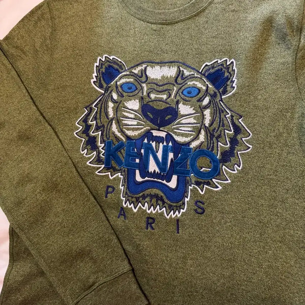 [BUNJANG] Kenzo Tiger Long Sleeve T-shirt / KENZO 겐조 타이거 긴팔 티셔츠 맨투맨 100L