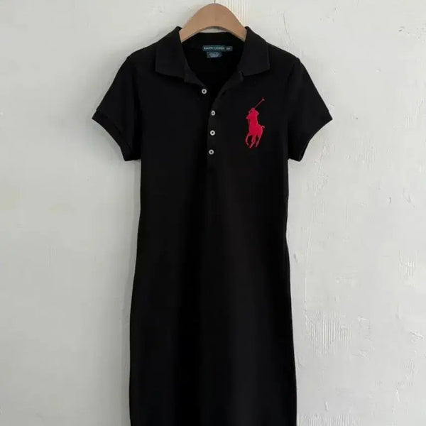 [BUNJANG] Polo Ralph Lauren Big Pony Midi Dress / 폴로 빅포니 원피스