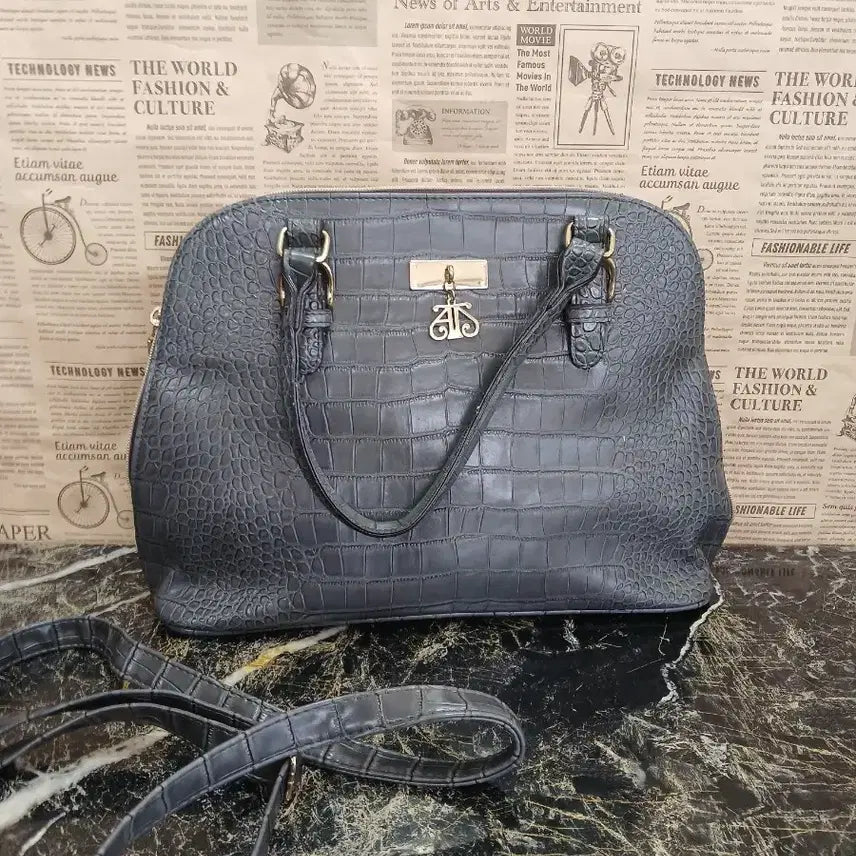 [BUNJANG] Al Pacino Crocodile Pattern Shoulder Bag / 알파치노 가방