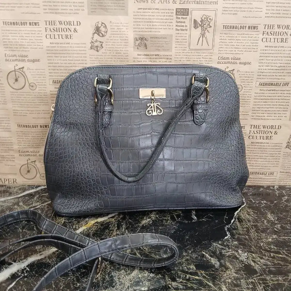 [BUNJANG] Al Pacino Crocodile Pattern Shoulder Bag / 알파치노 가방