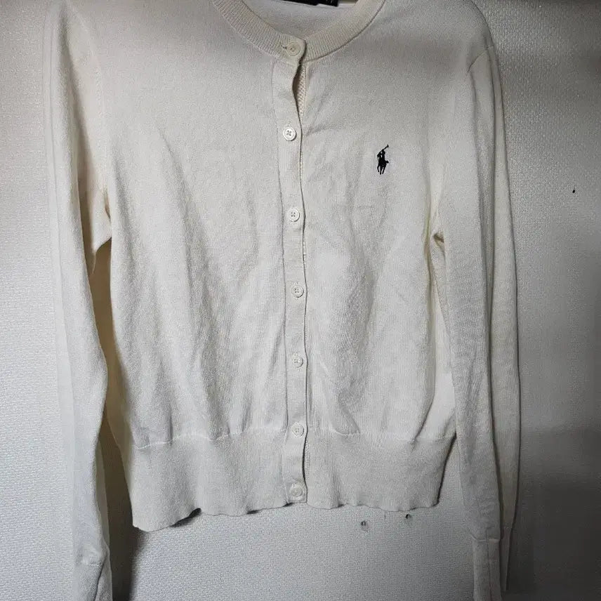 [BUNJANG] Polo Ralph Lauren Women's Cardigan White / 폴로 여성  가디건