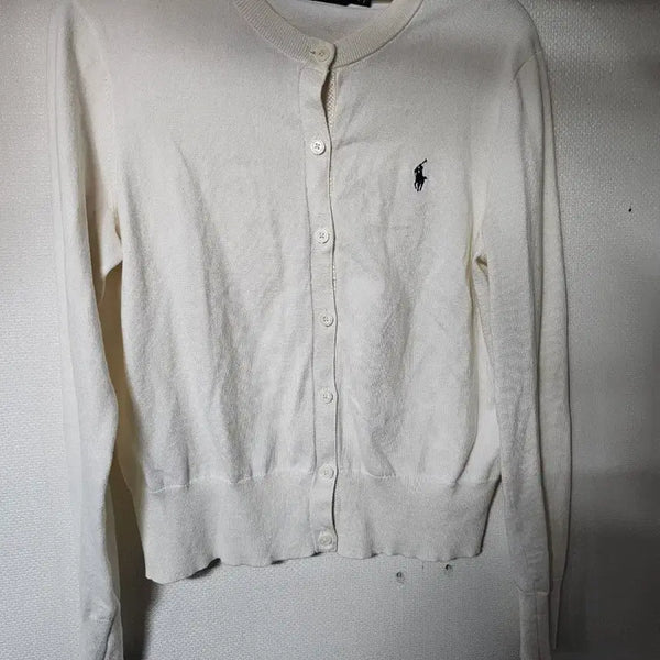 [BUNJANG] Polo Ralph Lauren Women's Cardigan White / 폴로 여성  가디건