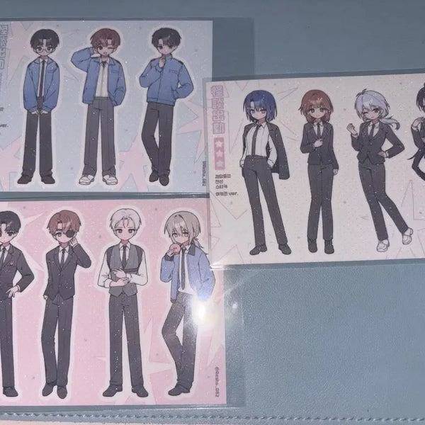 [BUNJANG] Kae-dam Go-eul Sticker Set / 괴담출근 스티커 괴출 현무1팀 백일몽 비공굿 통판 김솔음 류재관 최요원 백사헌
