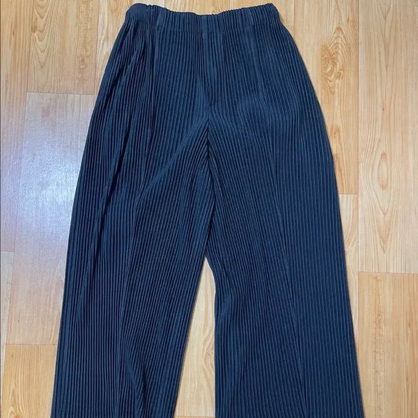 [BUNJANG] Homme Plissé ISSEY MIYAKE Wide Pants Black / 옴므플리세 와이드 팬츠