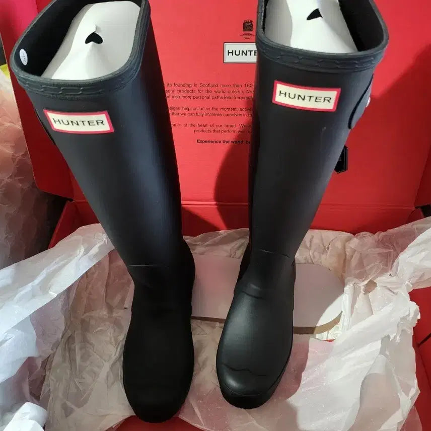 [BUNJANG] Hunter Boots Black New / 헌터 부츠 검정색  새상품