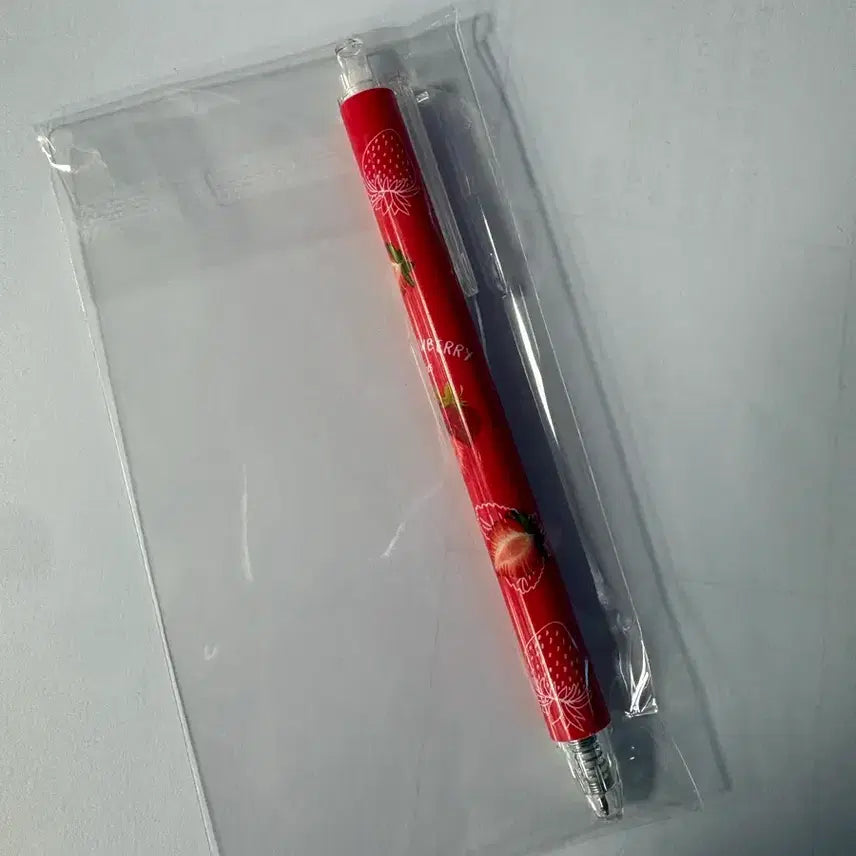 [BUNJANG] Strawberry Ballpoint Pen / (미사용)딸기 볼펜