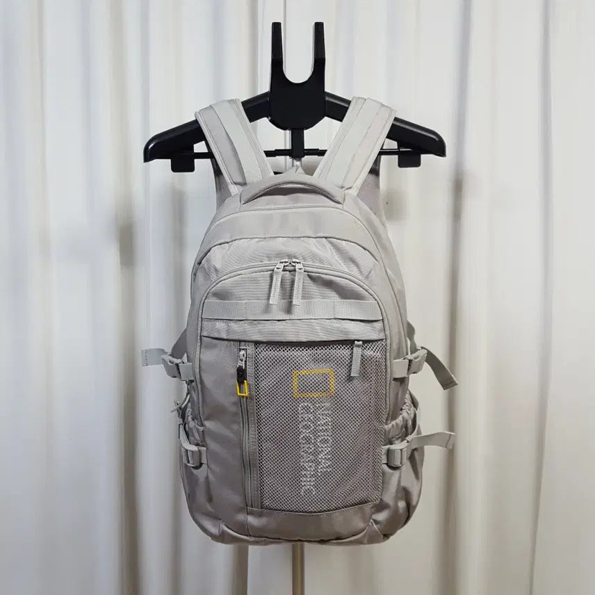 [BUNJANG] National Geographic Mesh Air Backpack Grey / 내셔널지오그래픽 메쉬 에어 백팩 그레이 오일장