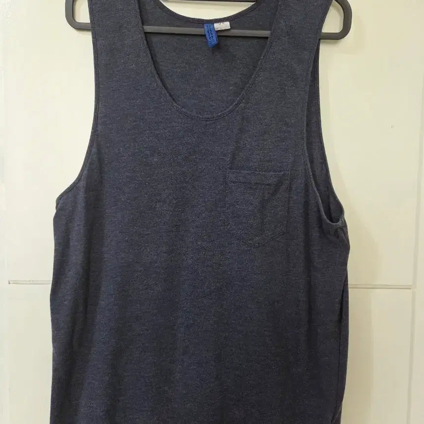 [BUNJANG] H&M Divided Navy Sleeveless T-Shirt M / H&M DIVIDED 네이비 포켓 민소매 티셔츠 M 남성셔츠