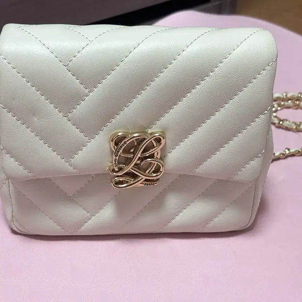[BUNJANG] Louis Quatorze El Quilting Crossbody Bag / [루이까또즈 ]엘 퀼팅 여성 크로스백 HS1QT14IV
