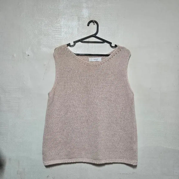 [BUNJANG] Mui Sleeveless Knit Vest / 무이 민소매 니트 베스트