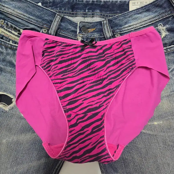 [BUNJANG] Pink Leopard Print Panties (Used) / 핑크 호피무늬 팬티 중고
