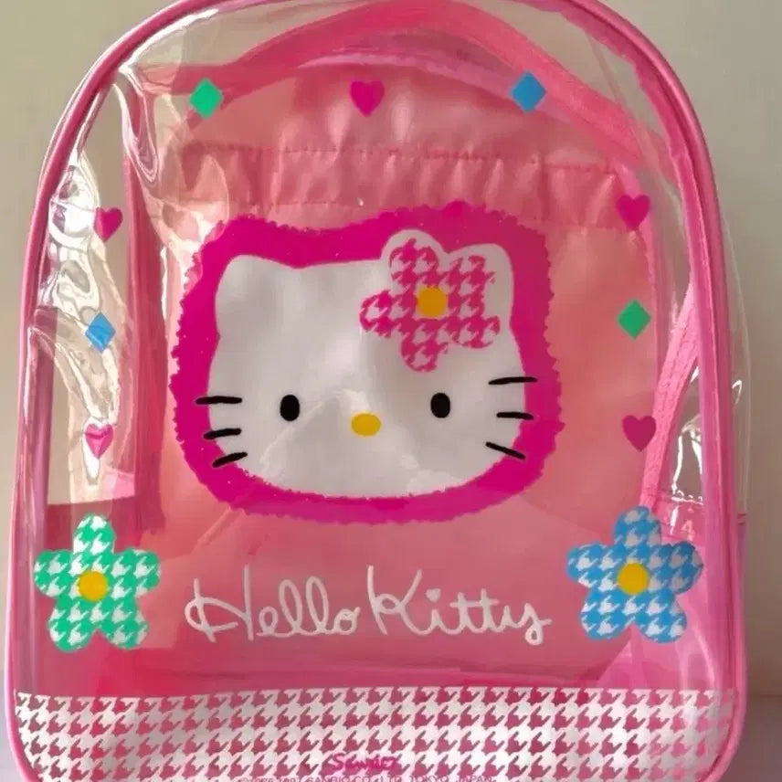 [BUNJANG] Sanrio Hello Kitty PVC Backpack (1997) / 미사용 키티 카오하나pvc 백팩