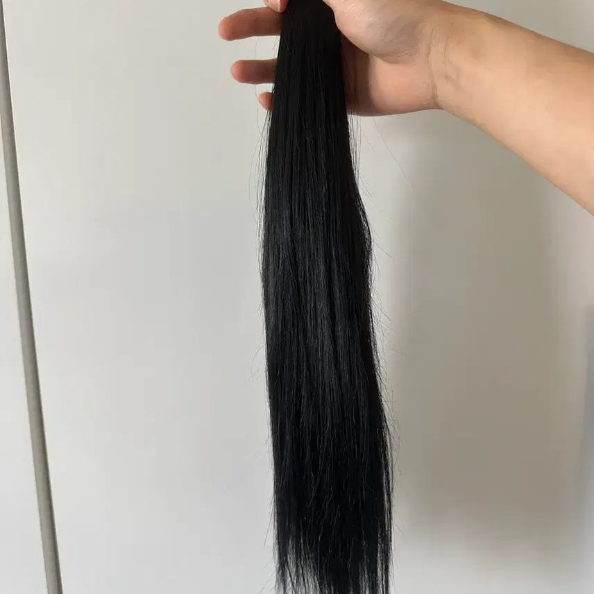 [BUNJANG] 18-inch Black Tape-In Hair Extensions 87 Pieces / 붙임머리 18인치 블랙 87피스