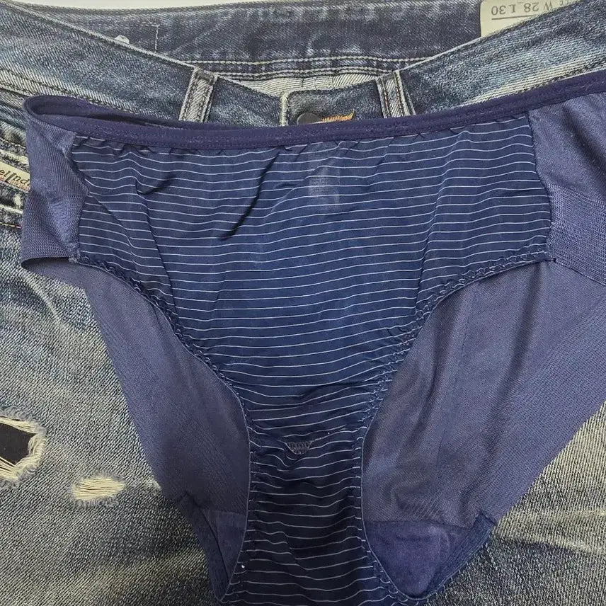 [BUNJANG] Navy Stripe Panty / 네이비 스트라이프 팬티
