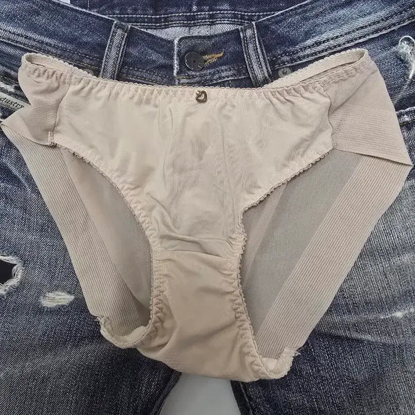 [BUNJANG] Beige See-Through Panties / 베이지 비침 팬티