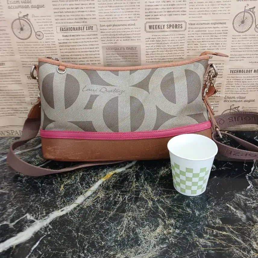 [BUNJANG] Louis Quatorze Shoulder Bag with Logo Pattern / 명품 가방
