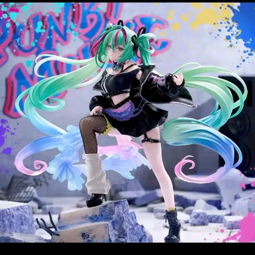 [BUNJANG] Hatsune Miku Punk Segaprizm Figure / 하츠네미쿠 펑크 세가 피규어리즘 피규어