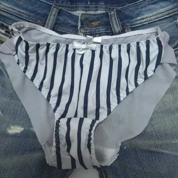 [BUNJANG] Striped Underwear Panties / 스트라이프 속옷 팬티