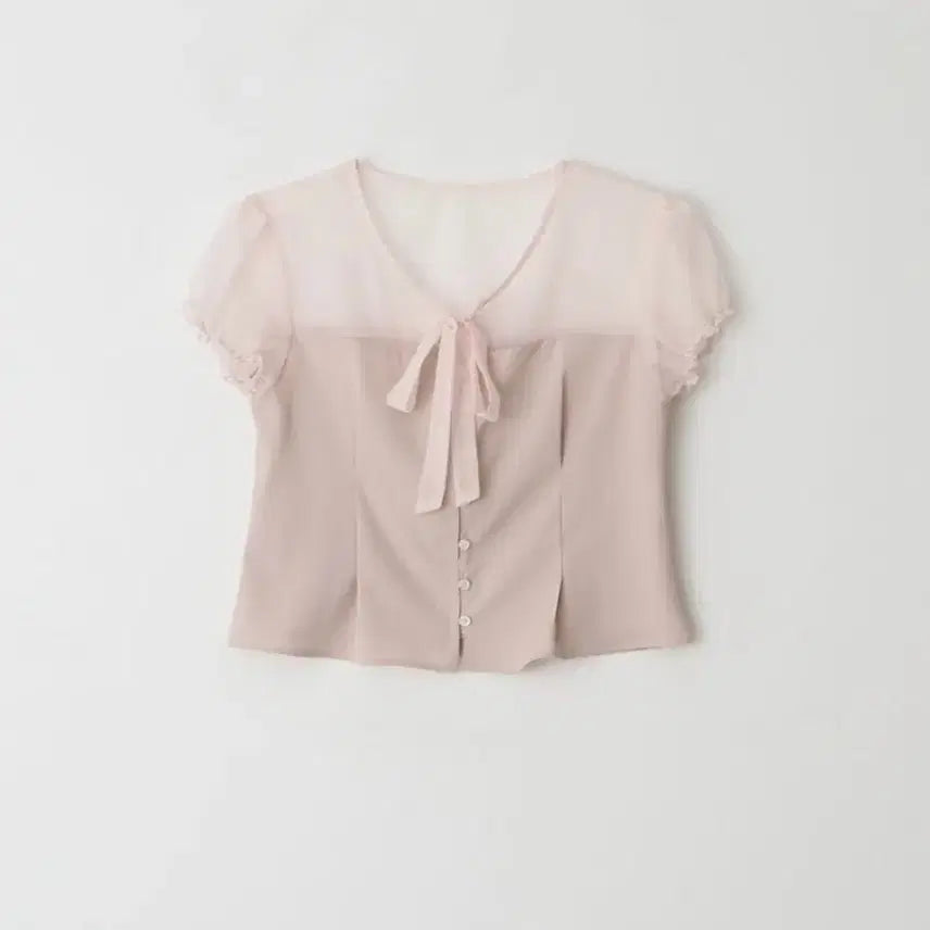 [BUNJANG] Le Vain Amelia Blouse Pink M / 르베인 아멜리아 블라우스 핑크 M