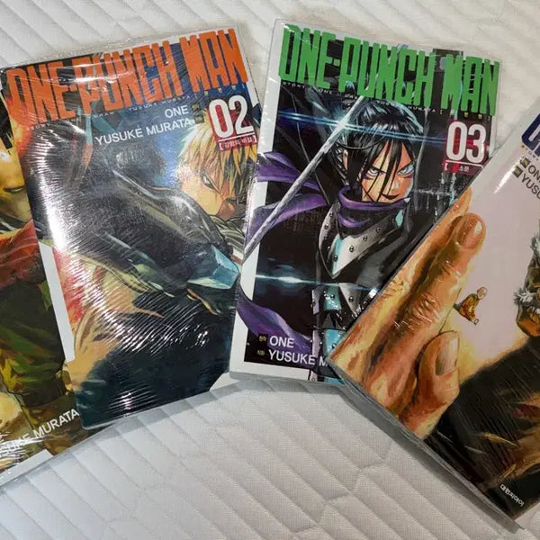 [BUNJANG] One-Punch Man Manga Volumes 1-4 (Sealed) / 원펀맨 만화책 미개봉 1~4권