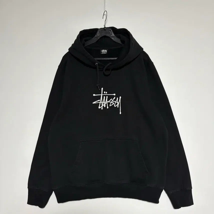 [BUNJANG] Stussy Basic Logo Embroidered Hoodie / 스투시 후드티