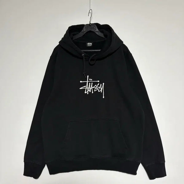 [BUNJANG] Stussy Basic Logo Embroidered Hoodie / 스투시 후드티