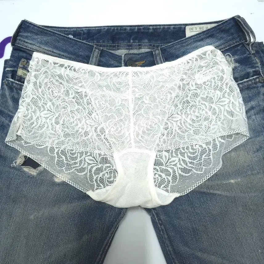 [BUNJANG] White Lace Panties / 흰색 레이스 팬티