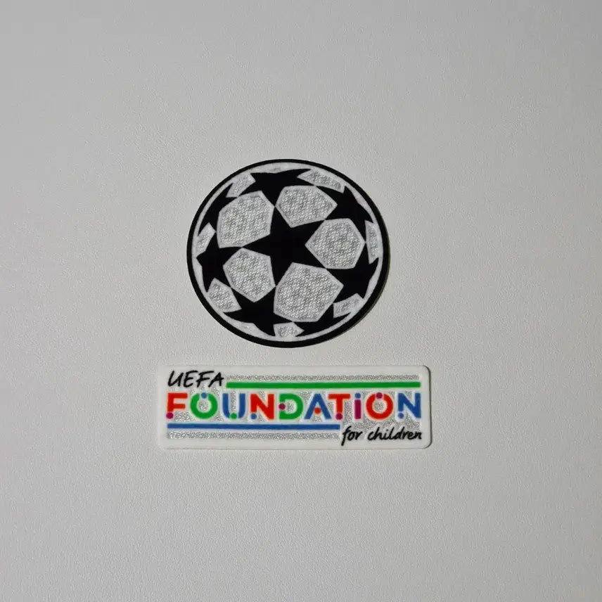 [BUNJANG] 24' Champions League Patch & Foundation Patch Set (Cut) / 24~ 챔피언스리그 패치+파운데이션 패치 세트 자컷