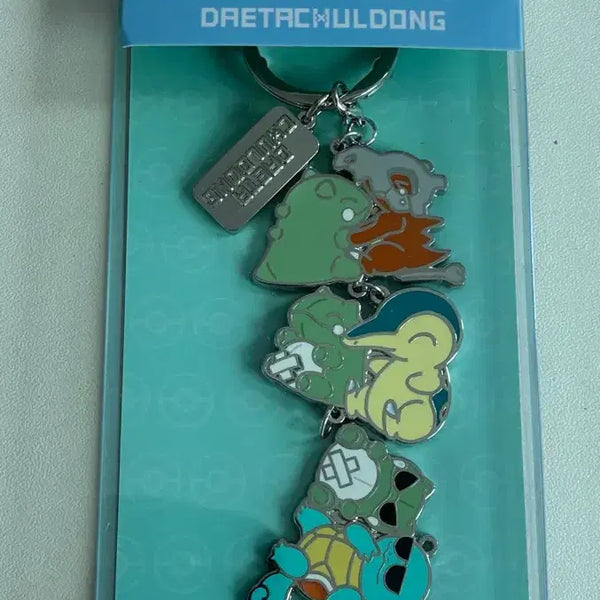 [BUNJANG] Pokemon Store Pocketparle "Substitute" Mobile Metal Keychain / [새상품] 포켓몬 스토어 포켓파를레의 대타출동 모빌 메탈 키링 포켓몬 친구들