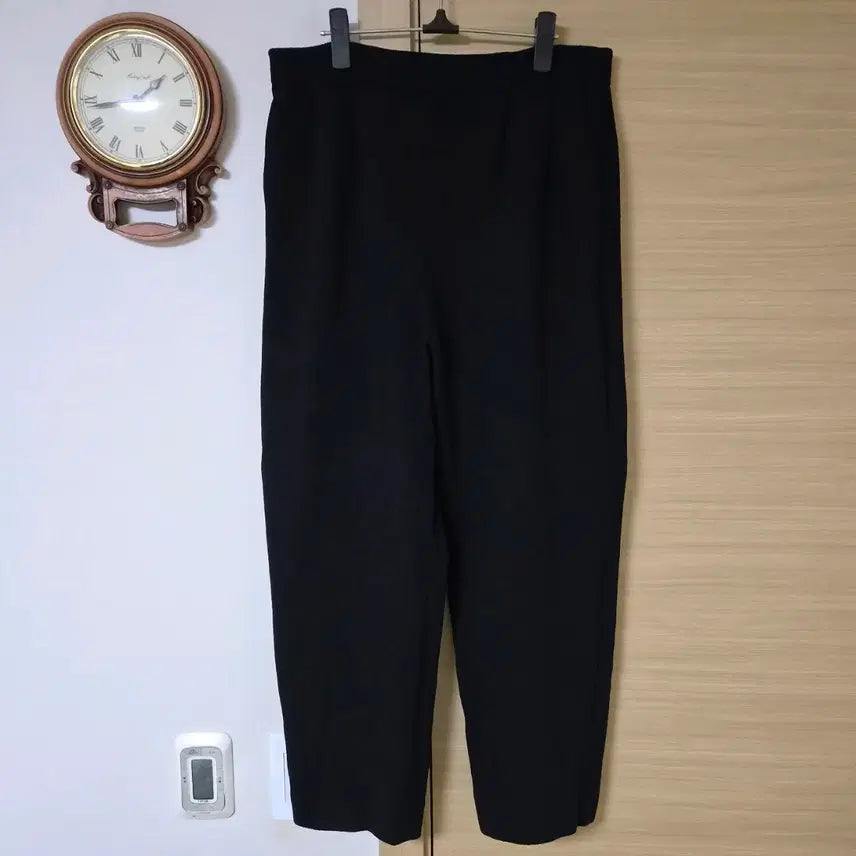 [BUNJANG] Luxury Banding Imported Knit Pants - Black / 럭셔리 밴딩 미국 수입 니트 바지