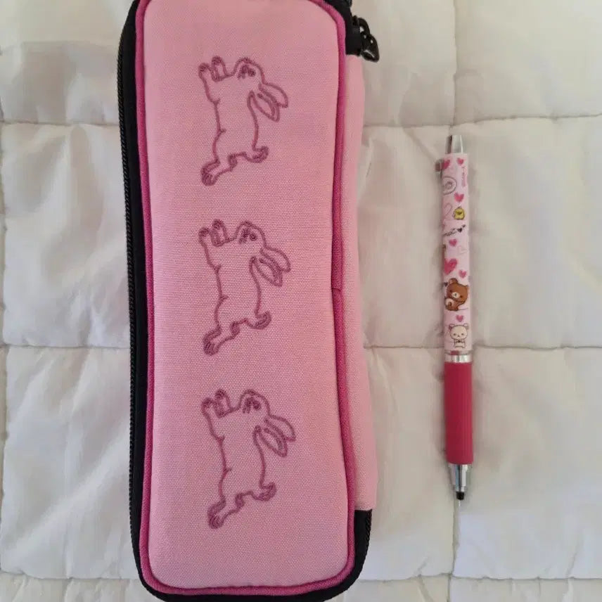 [BUNJANG] Rilakkuma Kurutoga Sharp Pencil & Kitty Bunny Pony Pouch Bundle Set / (일괄) 고전 리락쿠마 쿠루토가 샤프 키티버니포니 파우치