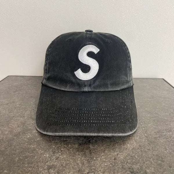 [BUNJANG] Supreme S Logo Pigment Cap Black (One Size) / 슈프림 S로고 볼캡 모자 피그먼트 블랙 (One Size)
