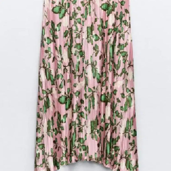 [BUNJANG] Zara Floral Midi Long Skirt M (55-66) / 자라 플라워 미디롱 스커트 M (55-66) 새제품 정품